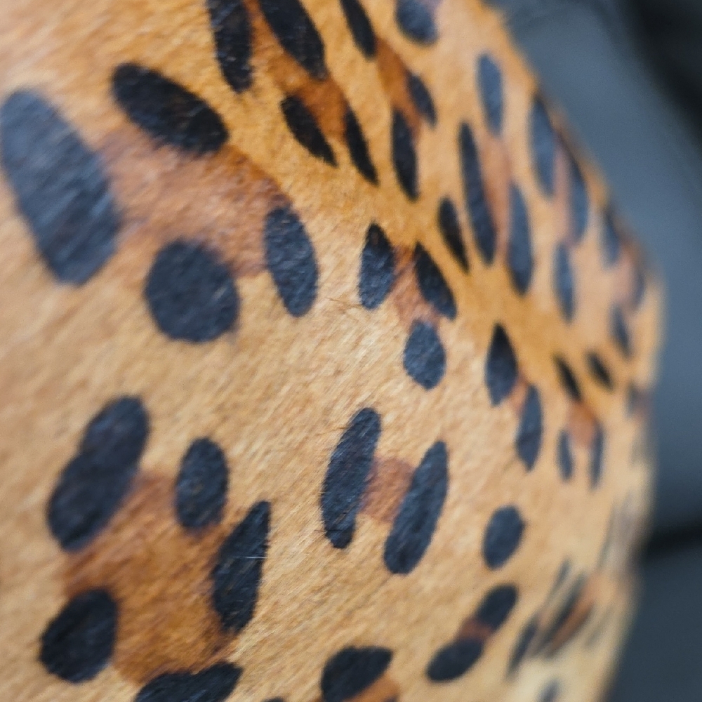 Sharif Leopard Print Crossbody Bag with Gold and Brown Accents - Picture 14 of 16